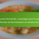 Légumes fermentés : avantages pour la santé, méthodes de fermentation et recettes faciles